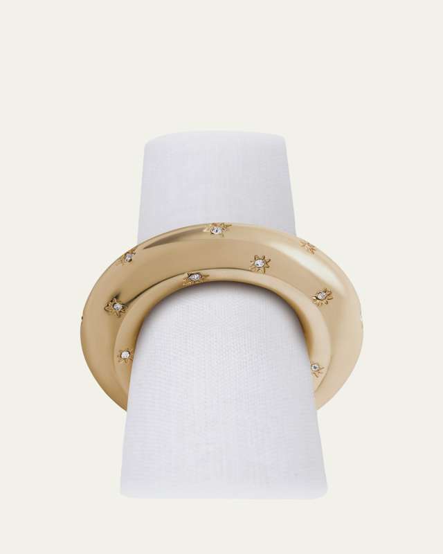 Stars Napkin Rings Jewels, Set of 4